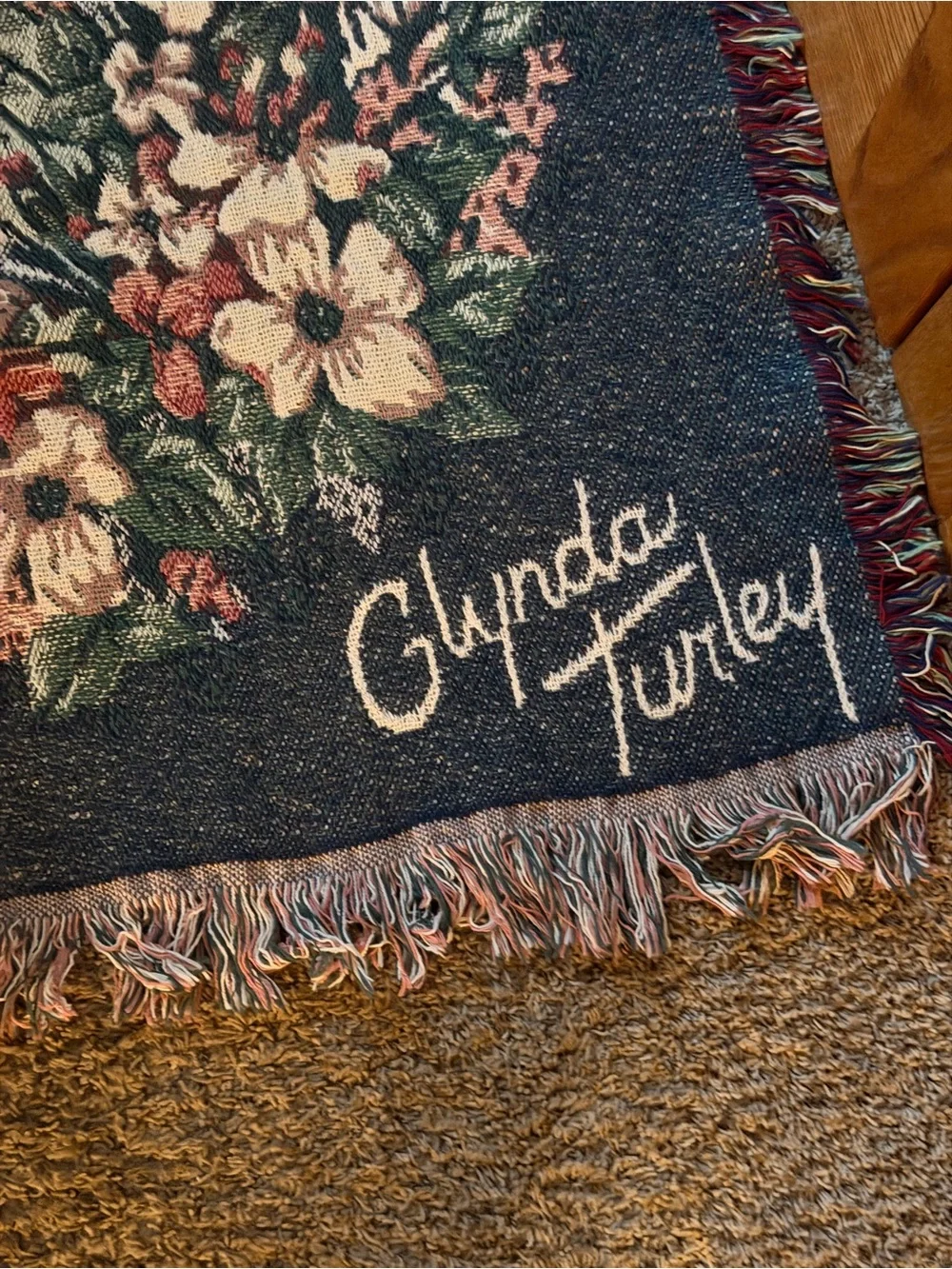 Cottage Core Tapestry Blanket by Glynda Turley
